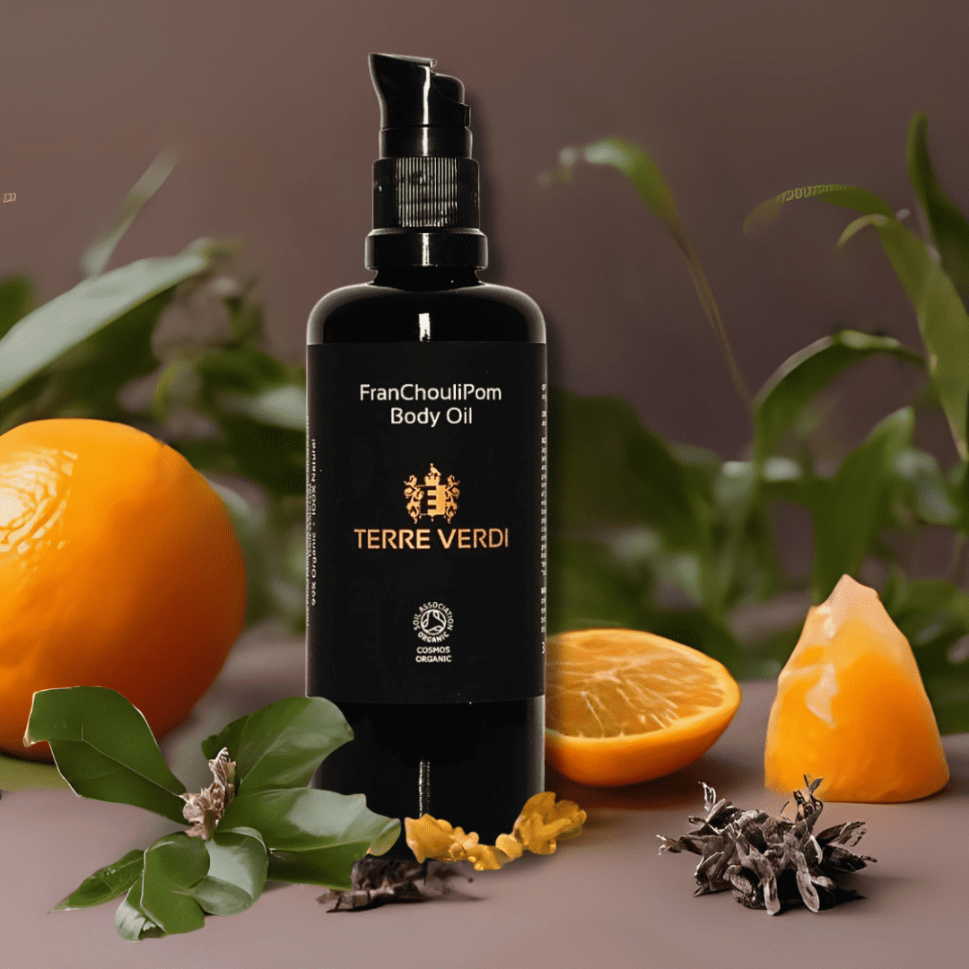 Terre Verdi - Přírodní pleťový olej s pačulí a kadidlem 200ml lifestyle